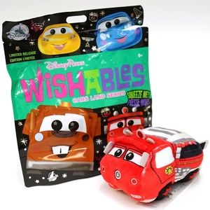 Disney Parks Wishables Cars Land Series Mystery Plush - Red Fire Truck